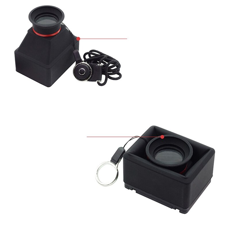 3.2-Inch Camera Viewfinder, 3X SLR Screen Magnification Viewfinder, Shading Hood, No Reflection,