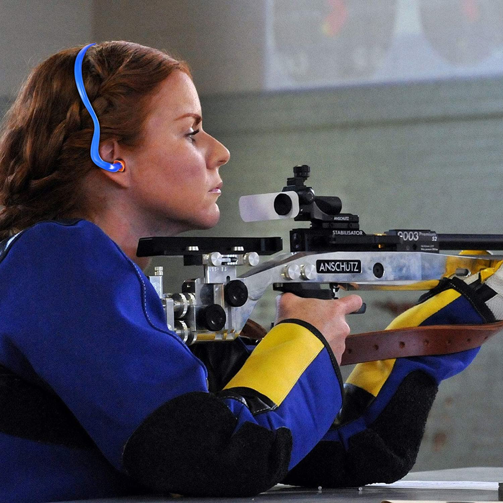 GUGULUZA 1/2 Stuks Zwemmen Herbruikbare Gehoorbescherming Ruisonderdrukking Oordopjes Oorbeschermer Siliconen Snoer Oordoppen Oren Protector