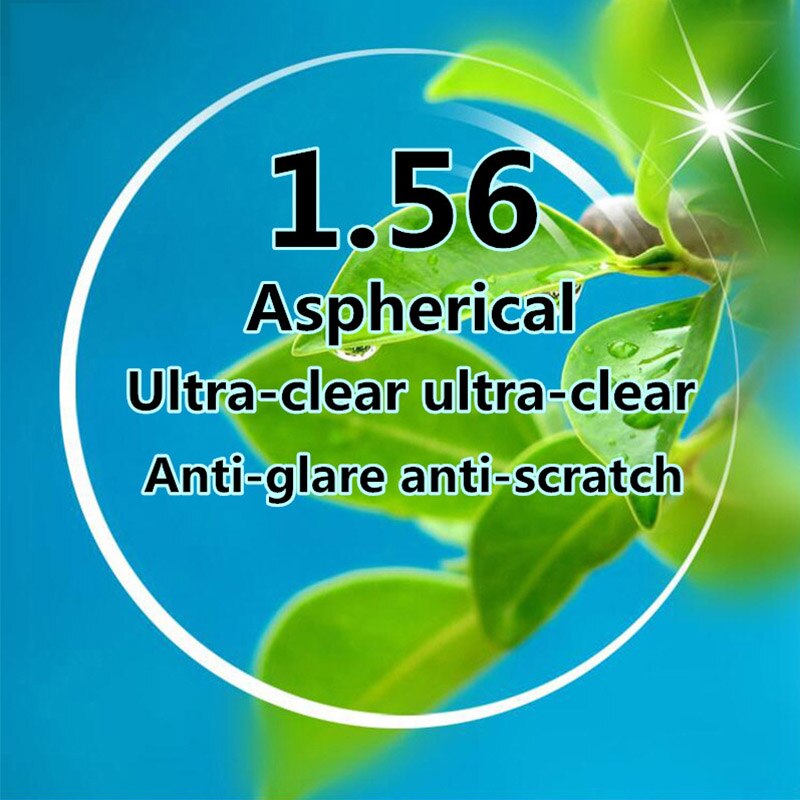 1.56 1.61 1.67 1.74 Lente Asférica anti scratch prescrição Óptica lente azul claro Anti radiação anti fadiga lentes fotocromáticas: 156 aspherical