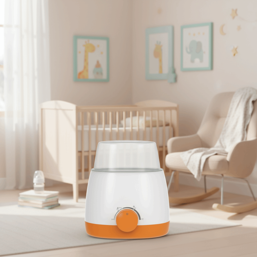 Compact Size EU Plug Baby Bottle Warmer Temperature Adjustment Thermal Milk Heater Safe Universal Baby Bottle Heater Newborn