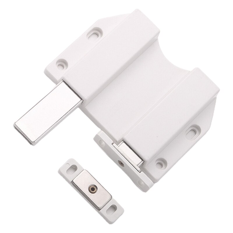 Magnetic Door Catch Rebound Self-locking Latch Handle-free Cabinet Push Latch
