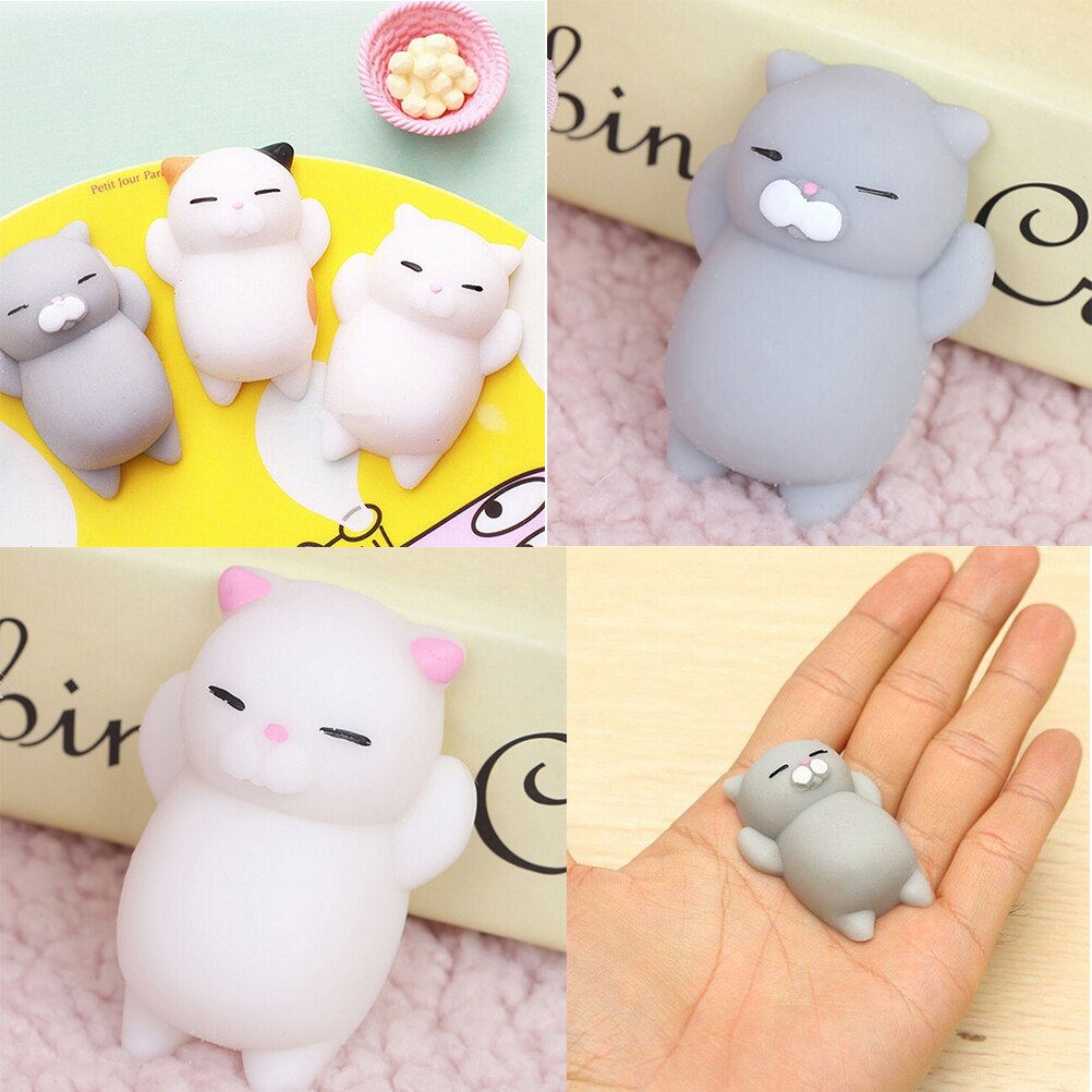 Mini Squishy toy Cute cat antistress ball Squeeze Mochi Rising Toys Abreact Soft Sticky squishi stress relief toys