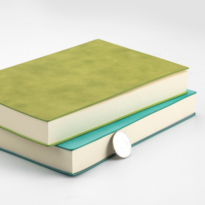 RuiZe faux leather diary notebook thick paper white blank pages sketchbook A5 office notepad vintage note book agenda soft cover