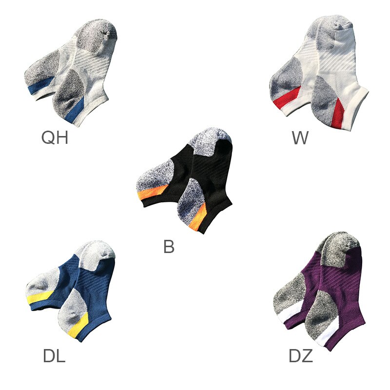 Men's Cotton Compression Sport Socks Cycling Socks Running Basketball Bike Socks Low Cut Run Sports Sock