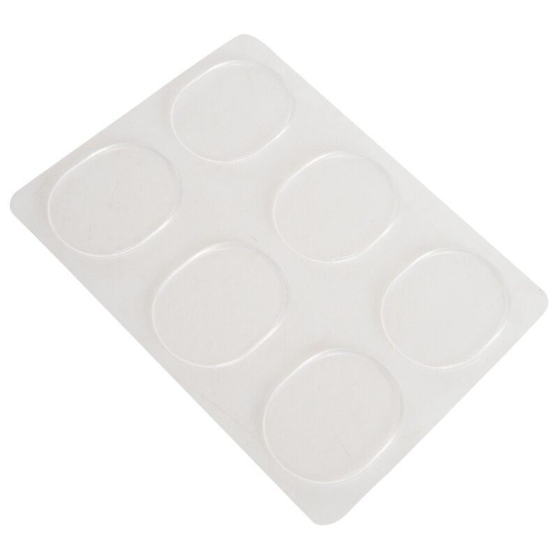 6 pièces/ensemble caisse claire muette tampon tambour amortisseur Gel tampons caisse claire Tom tambour silencieux muet Transparent Percussion Instrument accessoires (Tran