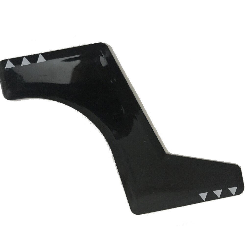 Comb Beard Shaping Tool Charming Man Gentleman Beard Trimmer Template Hair Cut Hair Molding Gadget: Black