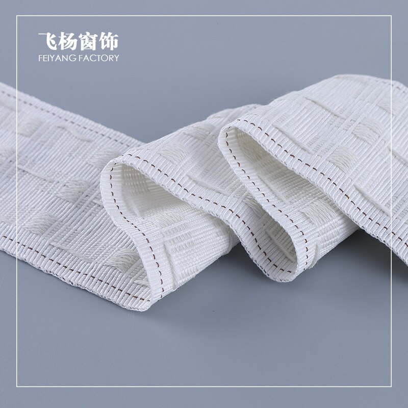 Curtain Cloth Tape Pull Pleated Tape White Ribbon ... – Vicedeal