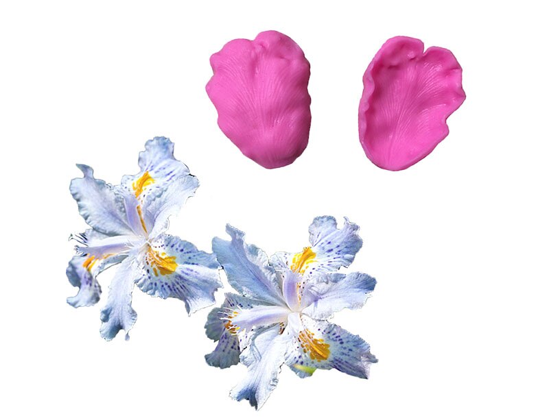 Molde de silicona para fondant de hojas, decoración de boda para cocinar flores en 3D, moldes para manualidades de azúcar, molde para pasteles DIY de hojas: Negro