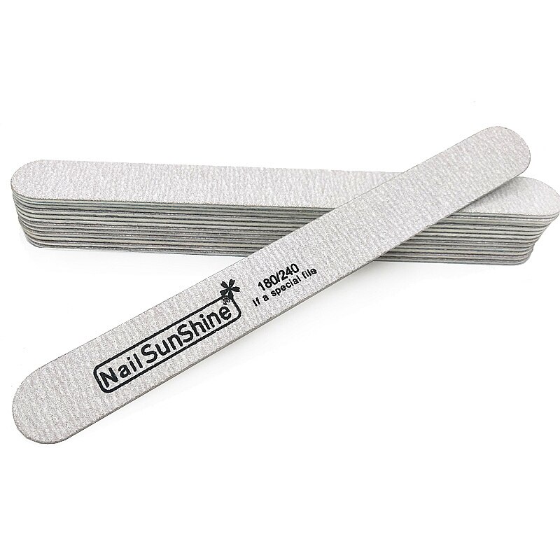Arquivo de unha profissional 100/180/240/320 lixa arquivo de lixa de lixa arquivo de polimento unhas moagem equipamento manicure arquivo