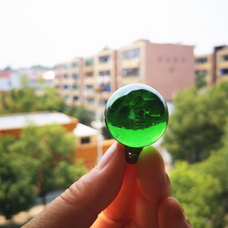 Boule De Noël Bizzotto Vert Brillant En Verre 10cm
