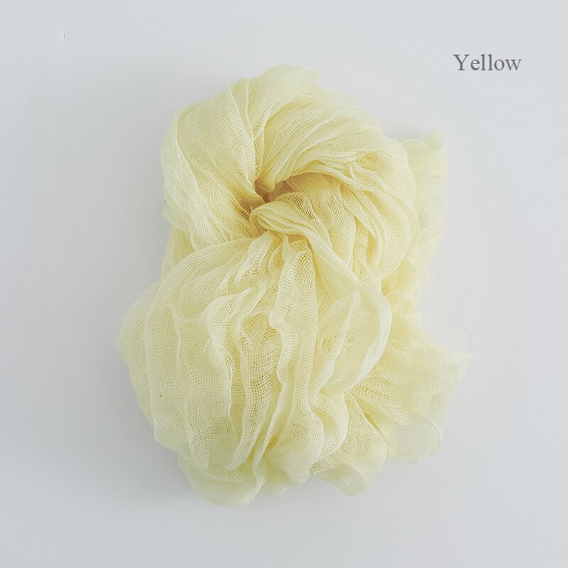 Achtergrond Doek Eenvoudige Effen Kleur Fotografie Achtergrond Doek Gaas Mousseline Doek Shoot Props Voor Voedsel Cosmetica: yellow