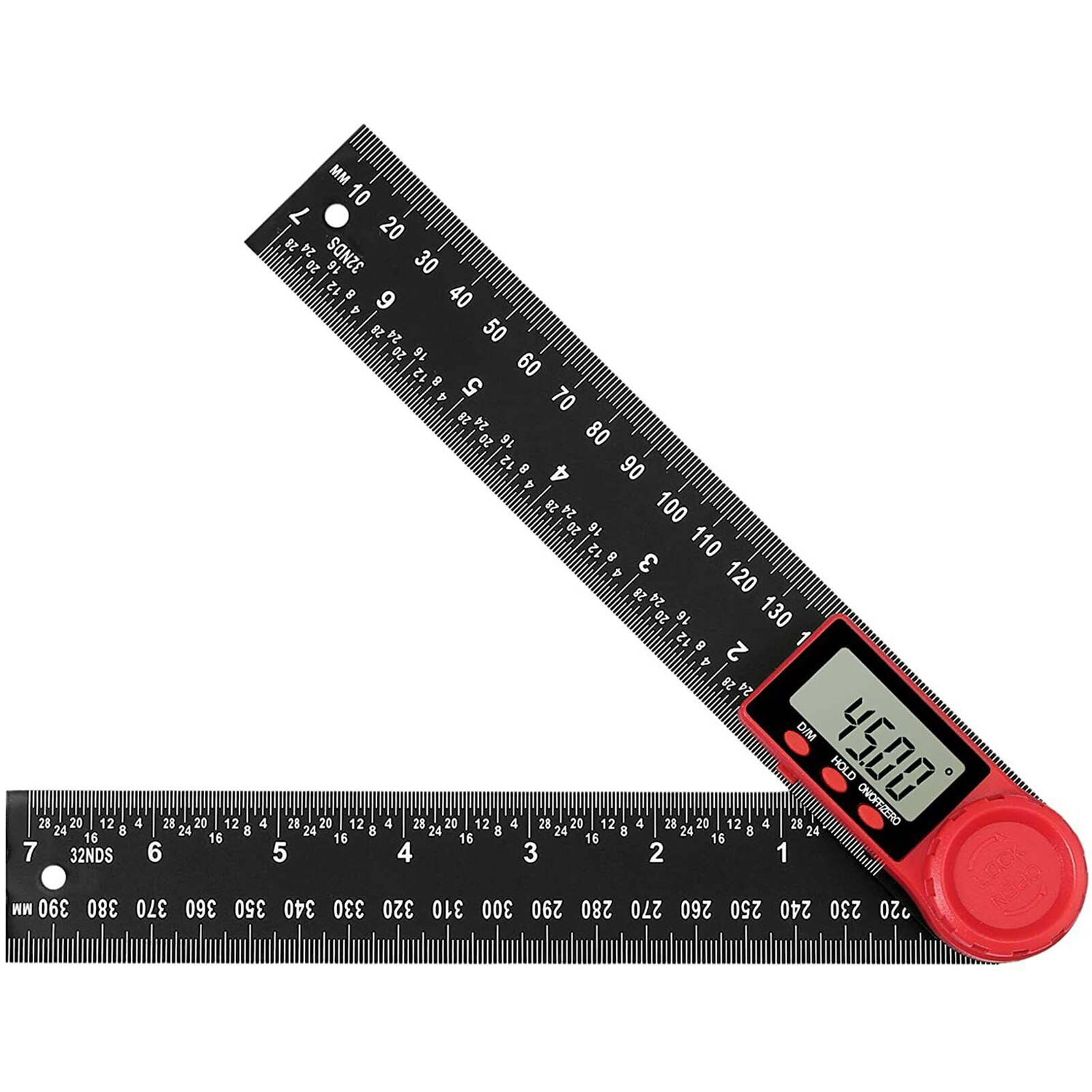 8 inches Digital Angle Finder Protractor 360 Degree Measurement Protractor Ruler with LCD Display