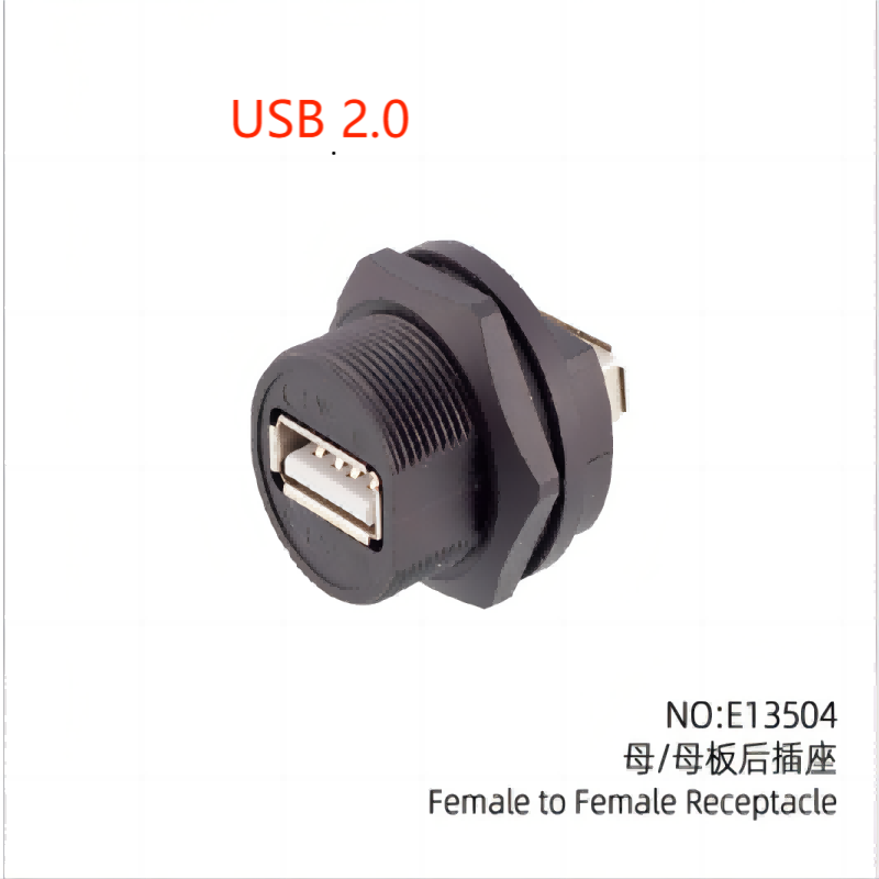 Geben Sie eine USB 2,0 USB 3,0 wasserdichte USB-Buchse Daten IP67 Buchse M20 Stecker: MULTI