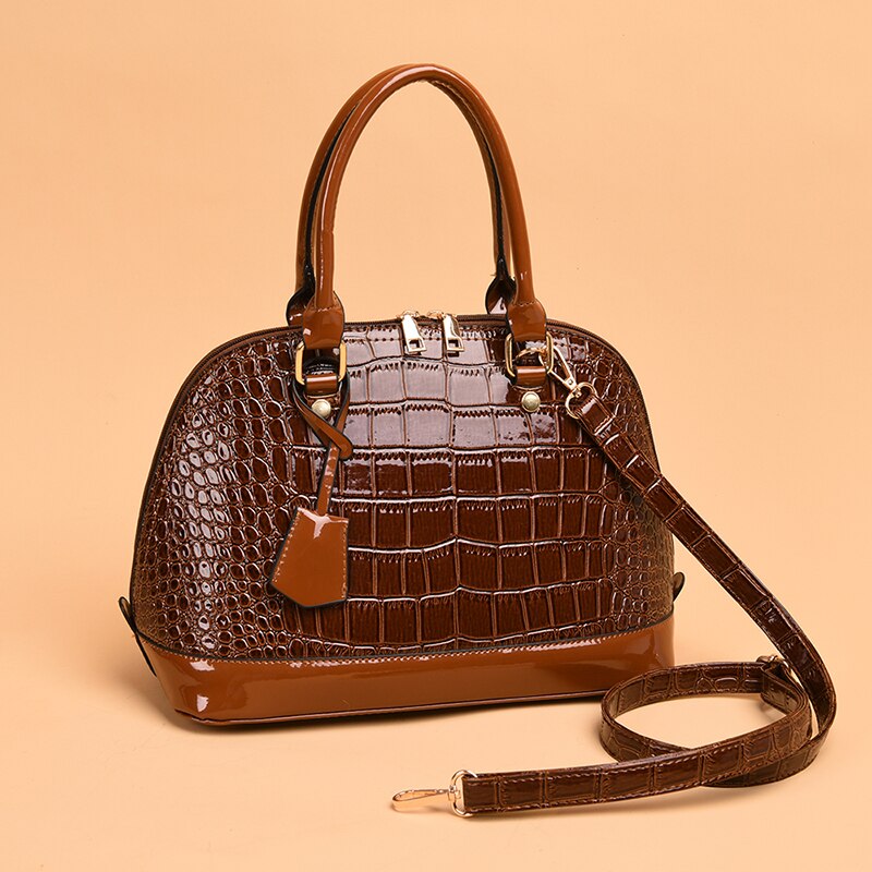 mode Vrouwen Handtas leer Shell Tas Vrouwen Messenger Bag Schoudertas Vrouwelijke Crossbody Tas