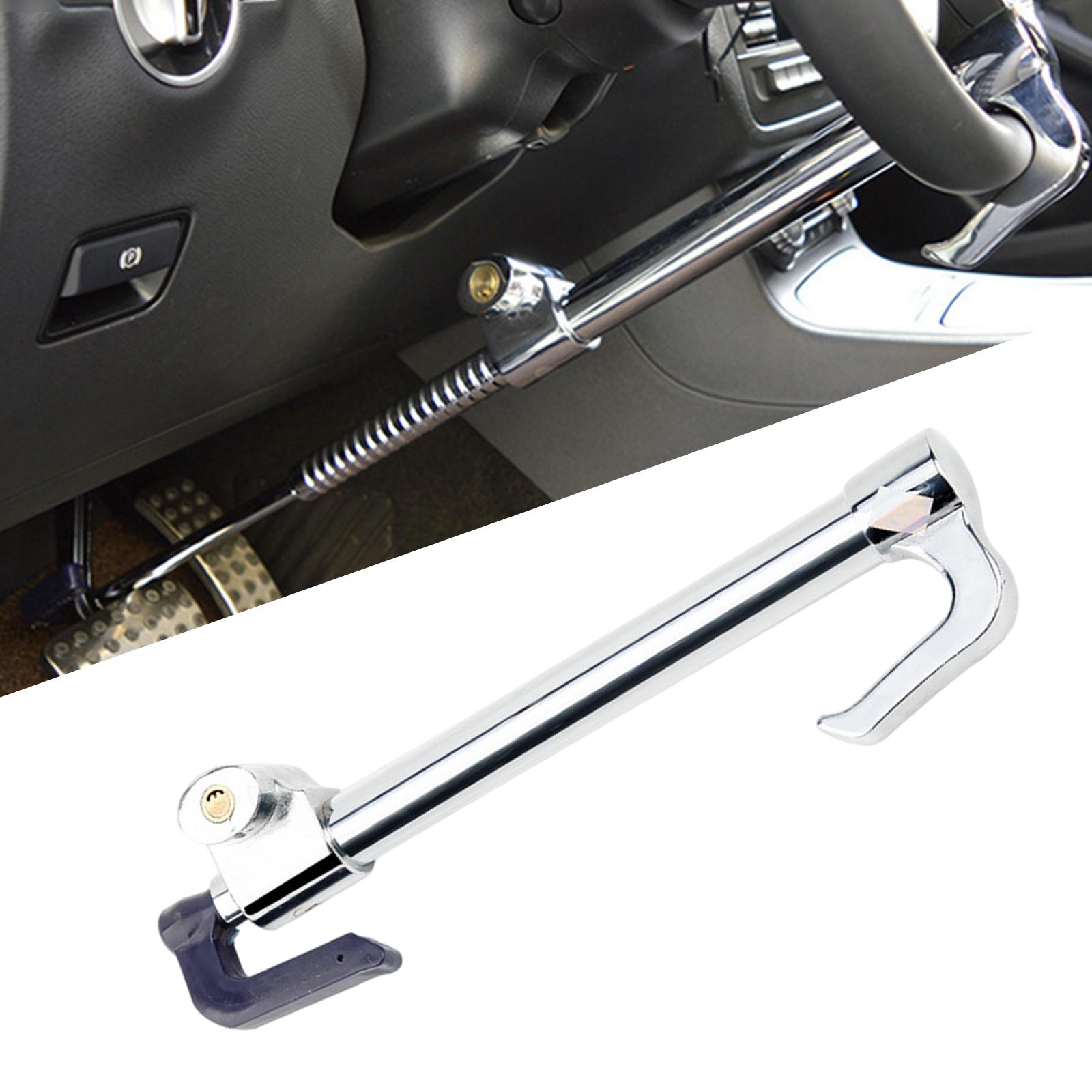 Universal Steering Wheel Lock, Anti Theft, Retractable, for SUV Vehicles Car Truck