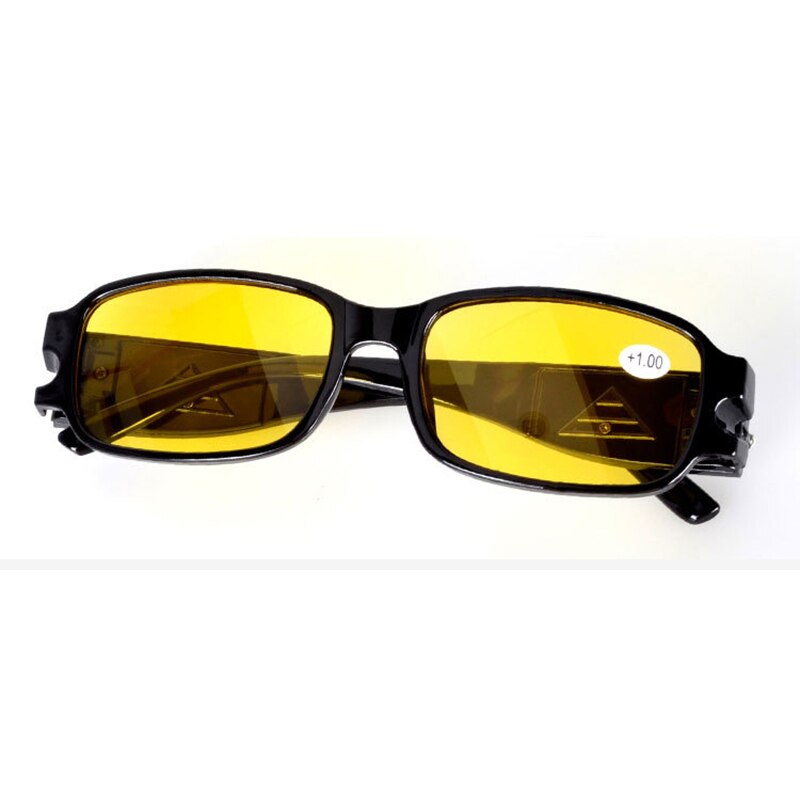 Multifunctionele leesbril voor dames en heren, magneetled-licht, nachtzicht, presbyopiebril, vergrootglas, 2 kleuren,  +1.0 ~ +4.0 l3