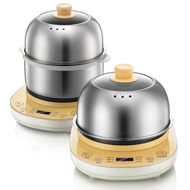 Household Electric Egg Steamer Bun Cooker Stainless Steel Omelette Steamer Appointment Breakfast Steamer Machine ZDQ-A14E6