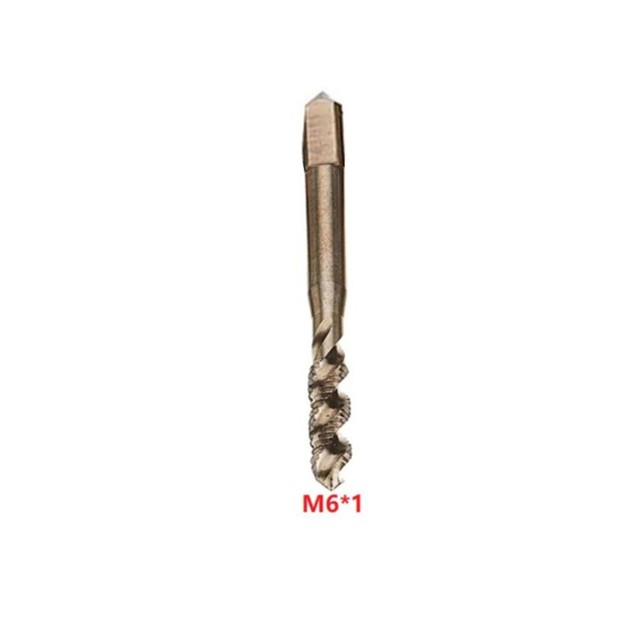 Metric HSS Spiral Flute Screw Threading Taps Drill Set Tools For Machine Metals M2 M2.5 M3 M4 M5 M6 M8 M10 M12 M16 M20 M24 M30: M6