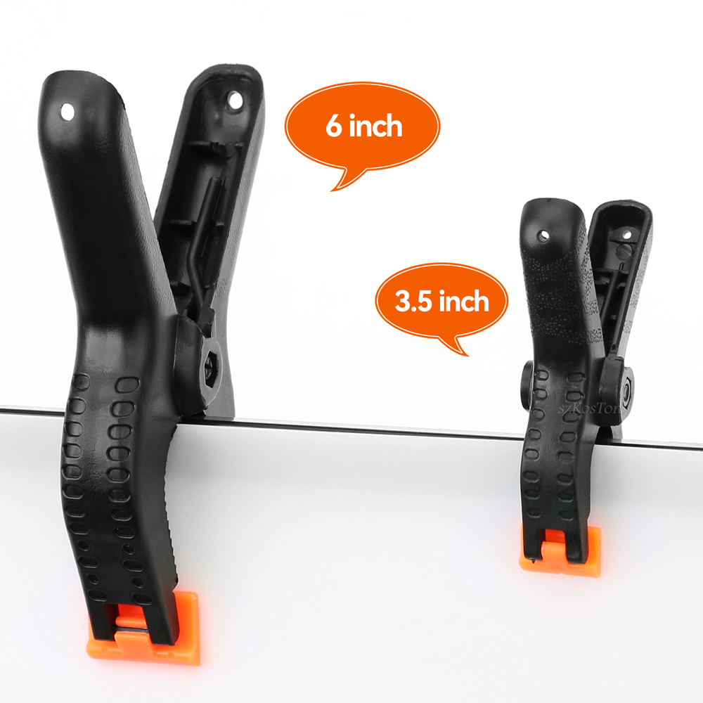 1/12PCS Photography Heavy Duty Muslin Clamps Photo Booth Background Stand Clip Fixed Backdrop Muslin Green Screen