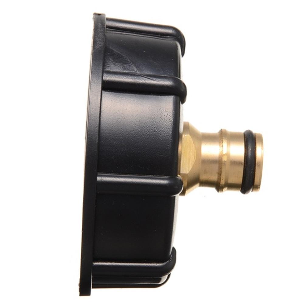 IBC Tank Adapter S60X6 3/4" Garden Hose Faucet Water Tank Hose Connector Tap Replacement Connector Fitting Valve Garden Supplies