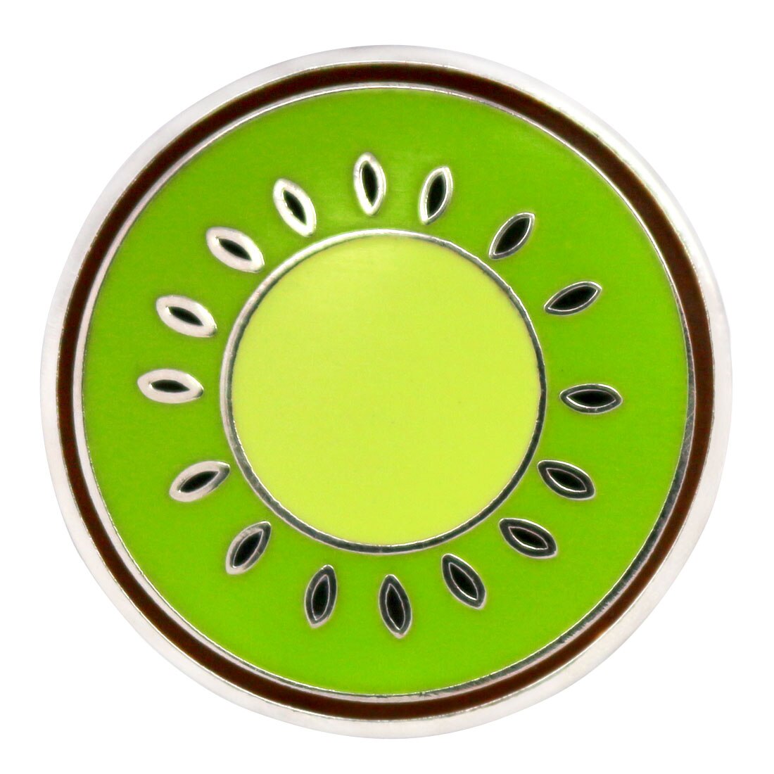 Pinmei golfbalmarkeringen emitteren hard geëmailleerd fruit golfmarkers niet-magneetmarkers eenvoudig te bevestigen aan golfdoppen, clips, verpakking van  of 5