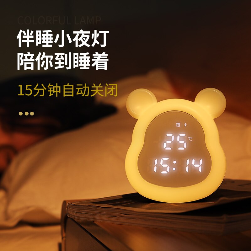 LCD Display Desktop Digital Clock Calendar Electronic LED Alarm Clock Bedside Relogio De Mesa Electronic Gadgets BF50DC