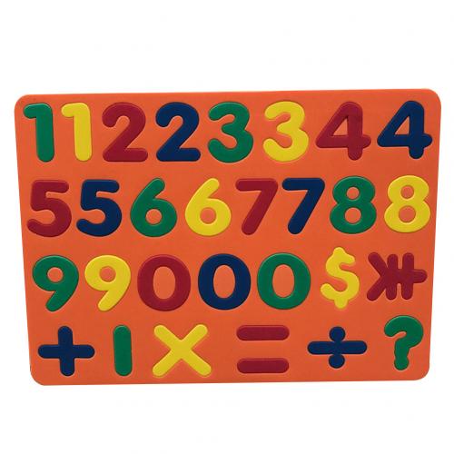 Magnetic EVA Foam Letters Shape Numbers Stickers Kids Learning Fridge Decor: Number