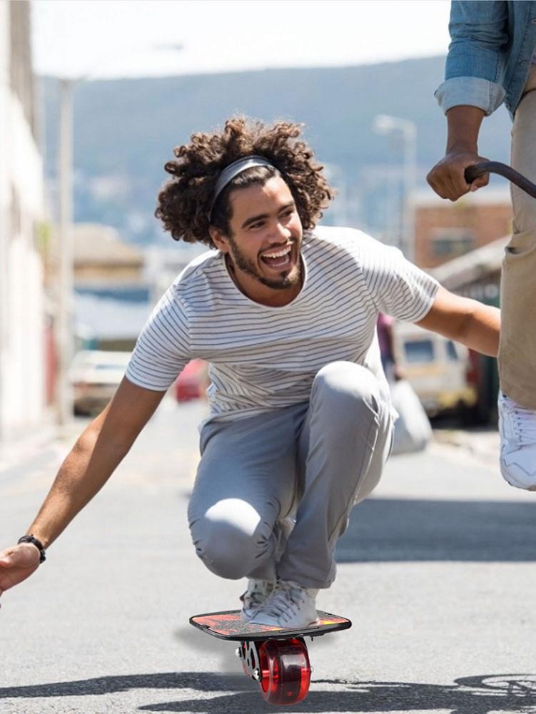 Split Skateboard Roller Road Drift Skates Plate Anti Slip Board With PU Wheels