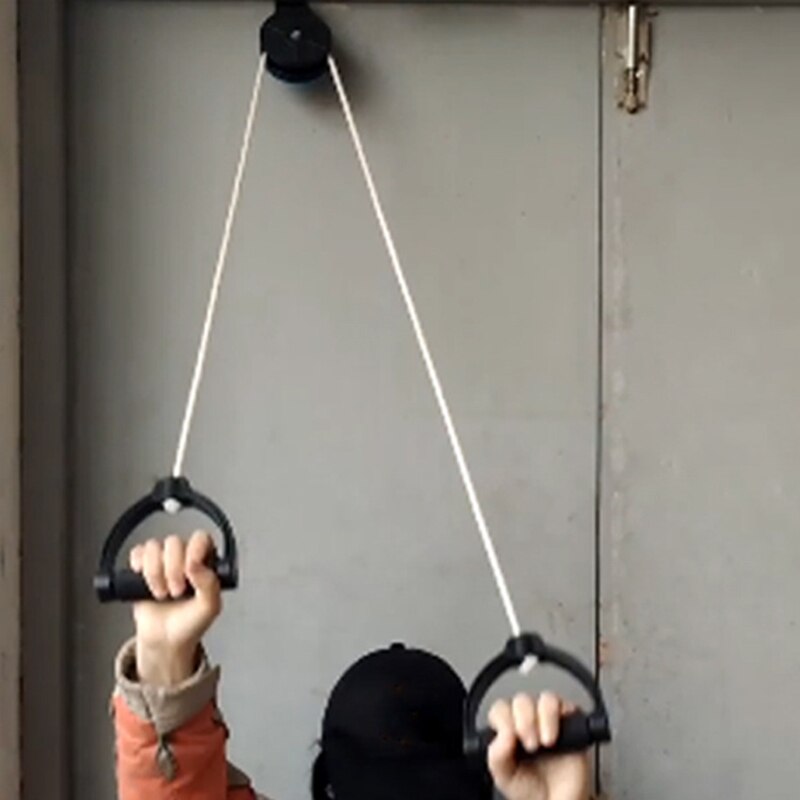 T4MF Shoulder Pulley, Overhead Shoulder Pulley for Physical Therapy, Pulley with Foam Handles, System for Rehabilitation