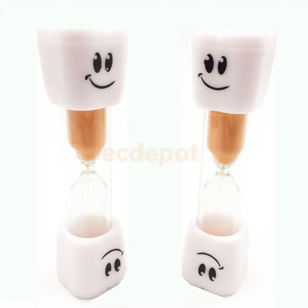 MagiDeal Glass Sand Toothbrush Timer Hourglass Kids Lovely Smile Sand Clock Timer 3 Minutes Xmas: Orange