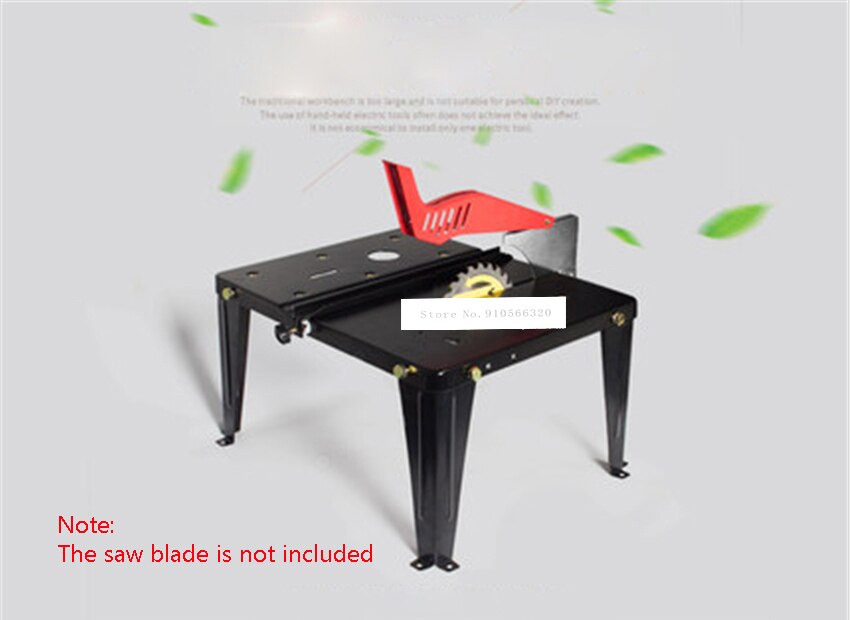 T-P03 Multifunctional Woodworking Workbench High Stainless Steel Work Table Household Portable Woodworking Saw Table