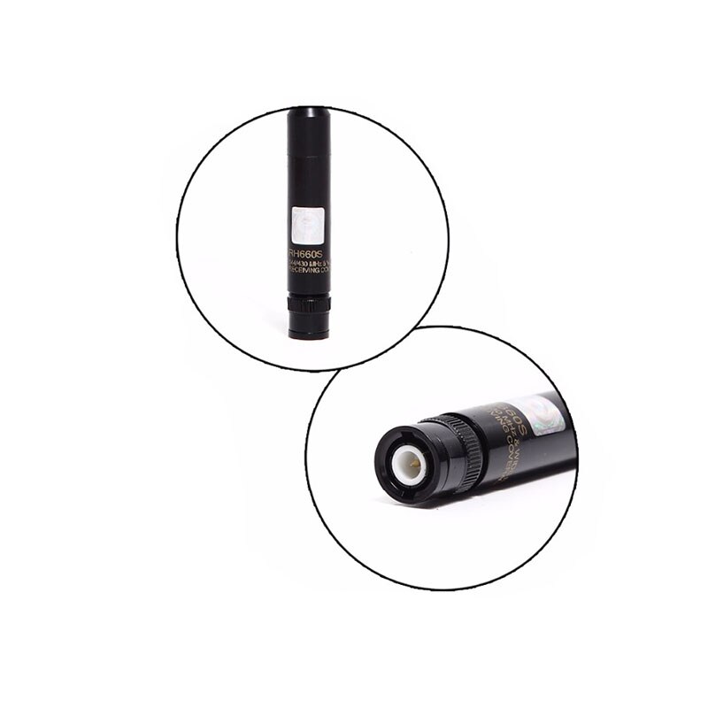 Rh -660s rh660s sma f weiblich m männlich bnc 144/430 mhz dualband-hochgewinnantenne, teleskopisch für baofeng tyt  uv 5r bf  b3 plus funkgeräte: Bnc