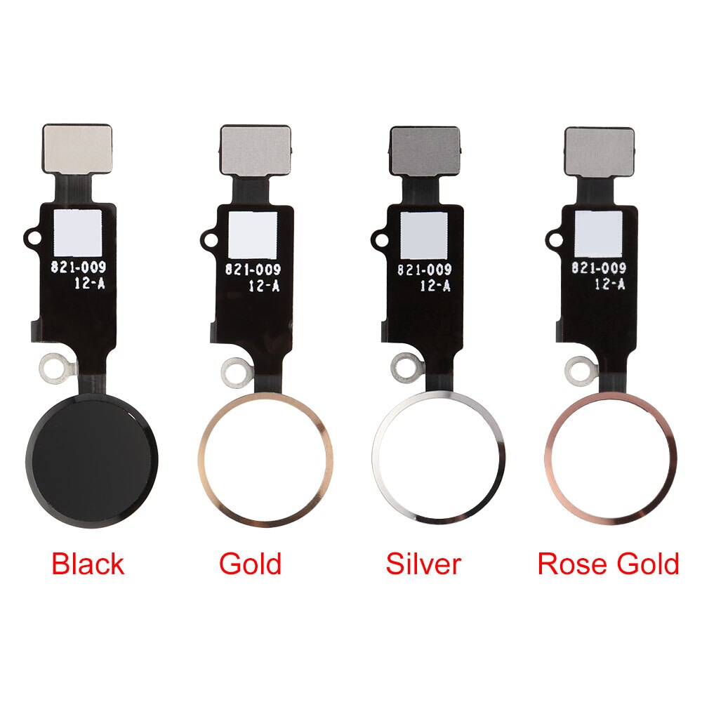 3D Version Home Button With Flex Assembly For iPhone 7/7P/8/8P/SE2 Complete Assembly Spare Part Replacement No Touch ID
