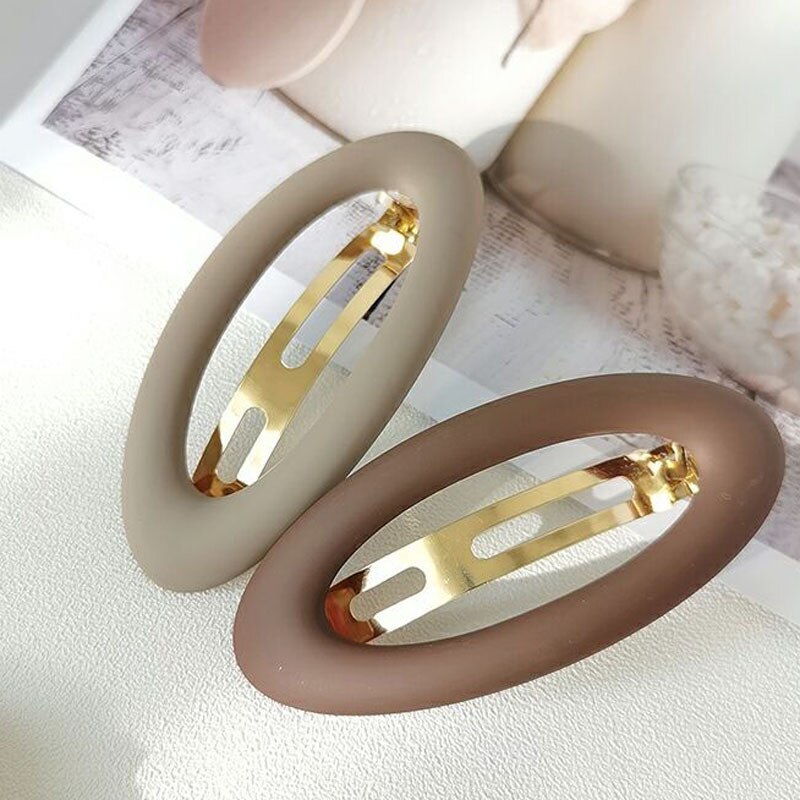 Pinzas para el pelo mate a presión para mujer, horquilla, pasador para el pelo, soporte para cola de caballo, accesorios para el cabello para niña