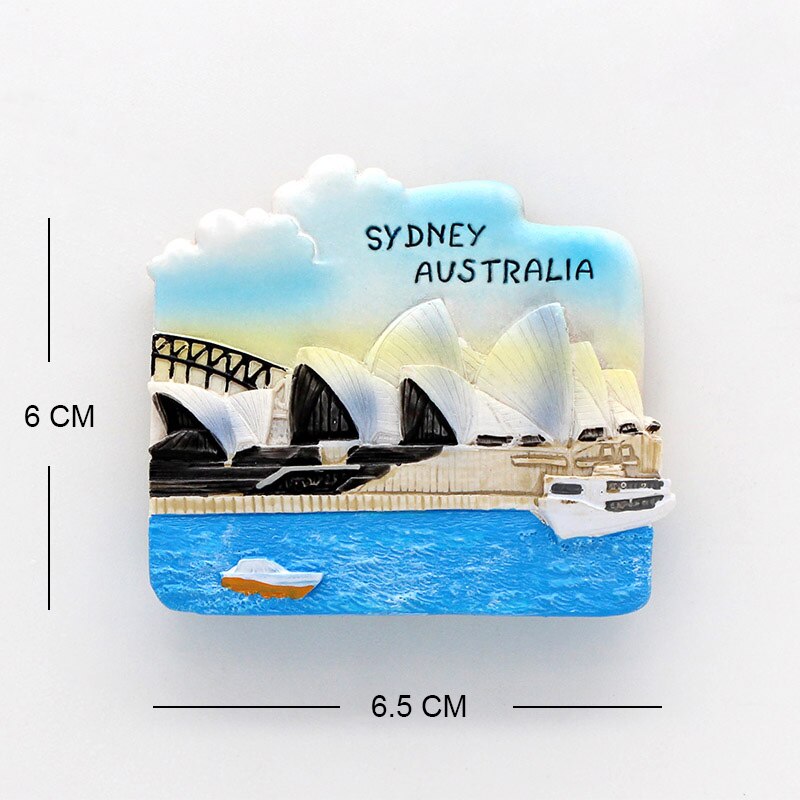 Australia kangaroo Sydney Opera House souvenir 3D fridge magnets magnetic refrigerator home decoration Australia Collection: B