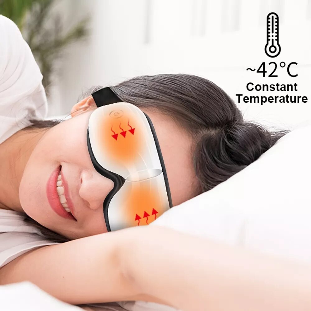 Eye massage instrument cross-border air pressure compress smart sleep goggles compress massage eye protection instrument