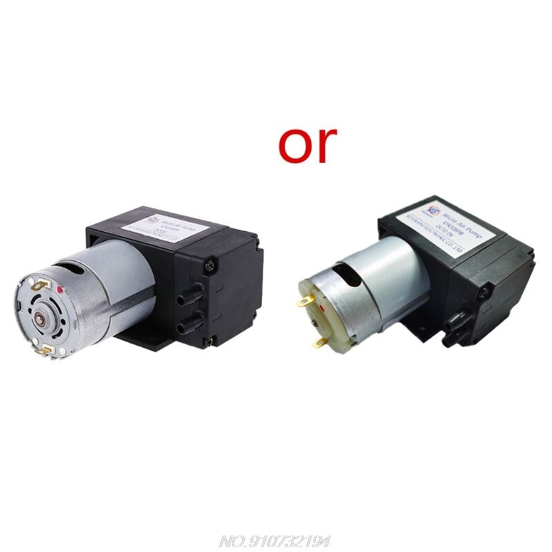12V Mini Vacuum Pump 8L/min High Pressure Suction Diaphragm Pumps with Holder N19 20