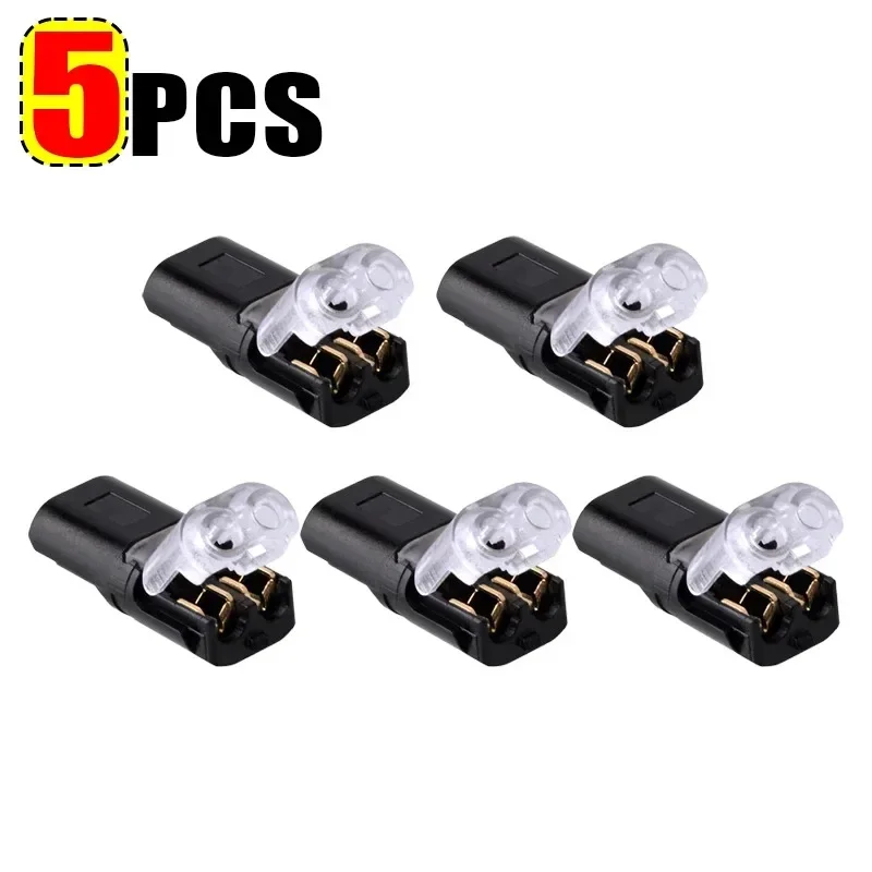 2 Pin Way Plug Waterproof Electrical Connector Car Wire Cable Automotive Electrical Connector Strip Terminal Connection: Dark Grey