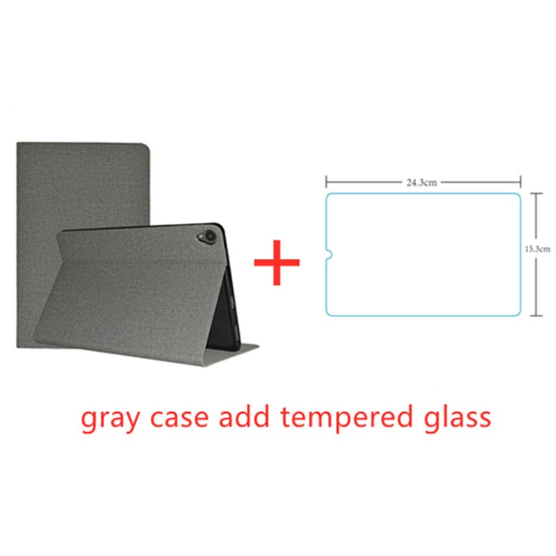 Étui de protection pour tablette PC ALLDOCUBE Kpad 10.4 pouces, étui de protection pour ALLDOCUBE Kpad + gratuits: Gray case add glass
