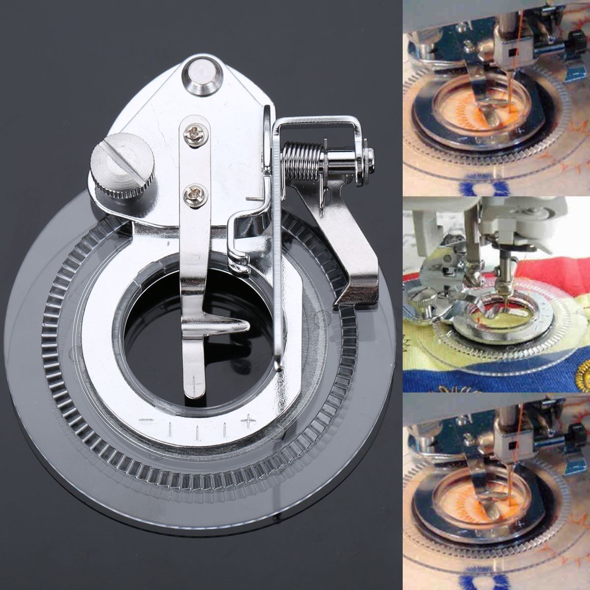 Multi-Functional Daisy Flower Stitch Sewing Machine Presser Foot Feet Stitch Foot Snap On Presser Foot Domestic Sewing Machine