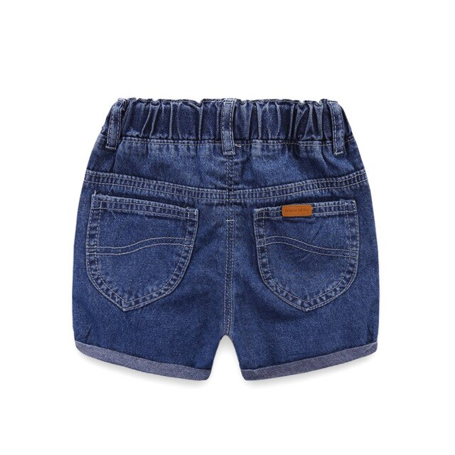 Calções de verão Do Bebê Dos Miúdos Meninas Meninos Calça Jeans Curto Calças Criança Calça Casual para o Bebê Meninos Meninas Shorts de Algodão Shorts Jeans 1-5Y