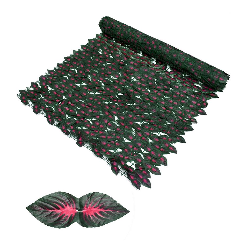 Artificial Ivy Screening Rolls Artificial Balcony Fence Can Be Cut And Spliced Garden Rattan Fence Basil Leaf Balcony Screen: A 0.5X1M