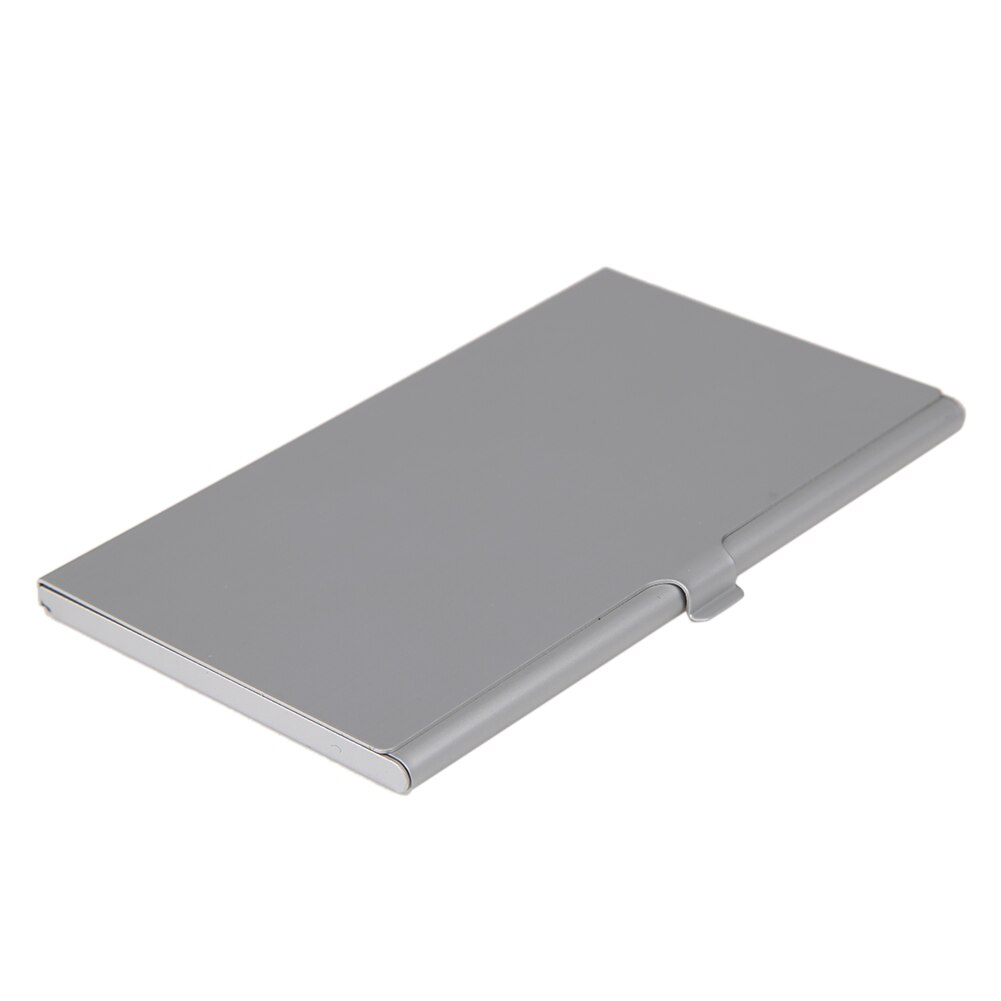 Plata tarjeta de memoria portátil Cajas de almacenamiento aluminio monocapa 1SD + 8TF Micro SD tarjetas Pin caja de almacenamiento