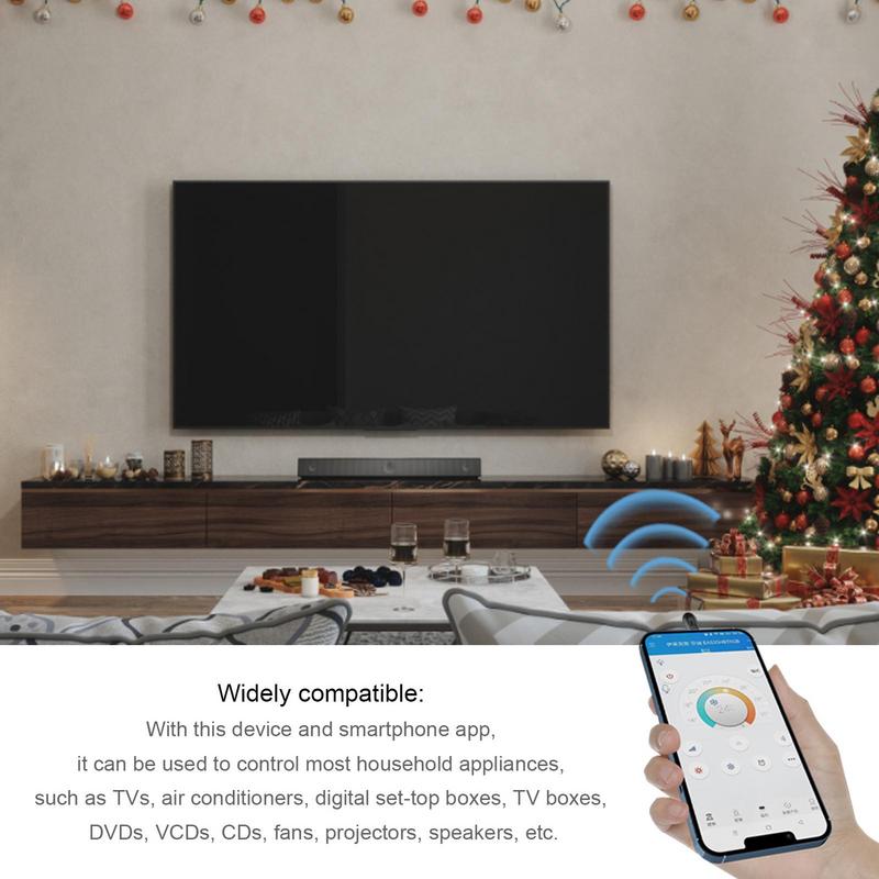 Smartphone IR Adapter, iOS Type-C IR Emitter, TV IR Wireless Remote Control Simulator, Fits For iPhone 13 14 & Android Phones
