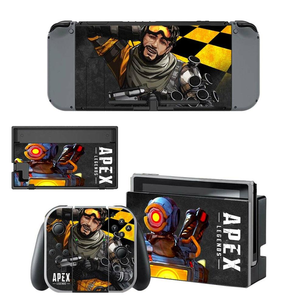 APEX Legends Nintendoswitch Haut Nintend Schalter Aufkleber Aufkleber für Nintendo Schalter Konsole Freude-con Controller Dock Haut Aufkleber: YSNS1800