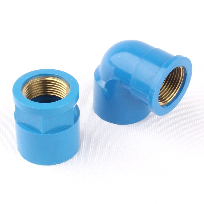 Copper G 3/4'' Female To 32mm Reducing Straight/90 Degree Elbow Pipe Connectors Blue Tube Joint Garden Irrigation Pipe Fittings