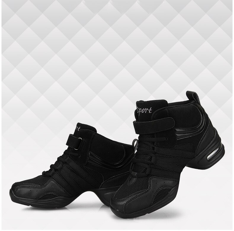 sport Sind mit Weichen Laufsohle Atem Tanz Schuhe Turnschuhe Für Frau Praxis Schuhe Modern Dance Jazz Schuhe Discount Hohe schuh