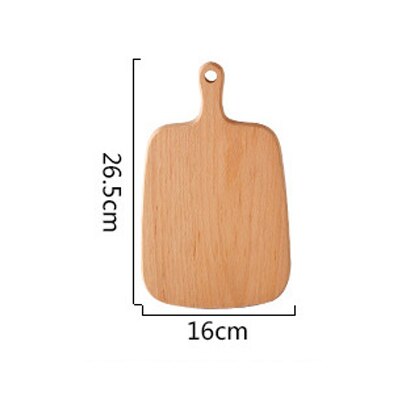 Tabla de cortar de cocina, utensilio de madera para Pizza, Dim Sum, para cortar Sushi, verduras y carne: A