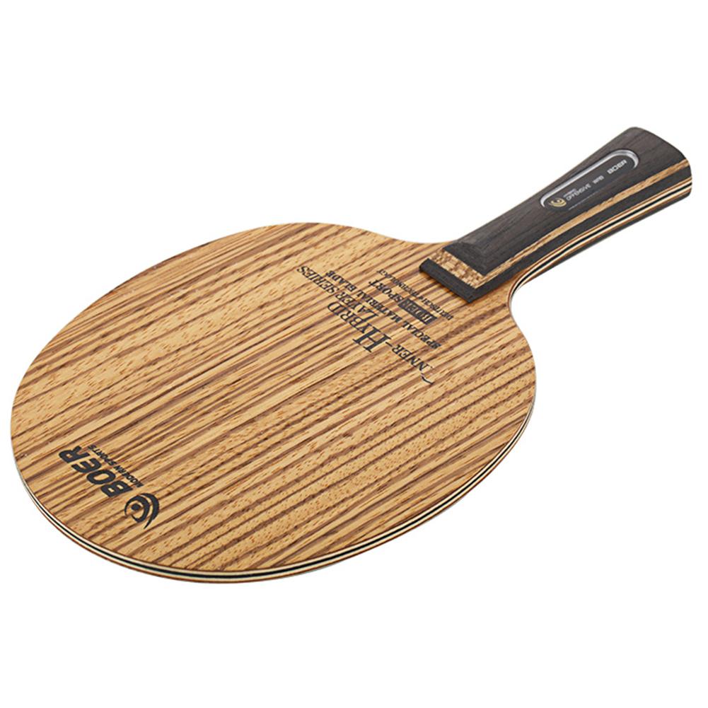 Table Tennis Bat Floor Long / Short Handle Single Shot 2 Layers Of Zebra And 5 Layers Ayuus