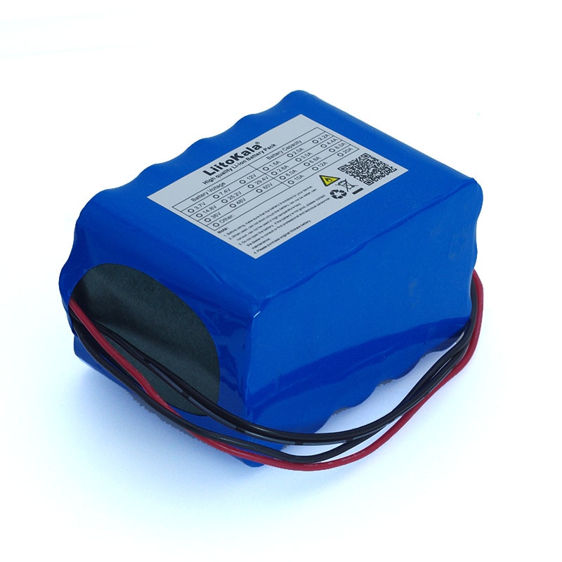 LiitoKala 100% Protection Large capacity 12 V 10Ah 18650 lithium Rechargeable battery pack 12v 10000 mAh capacity with BMS